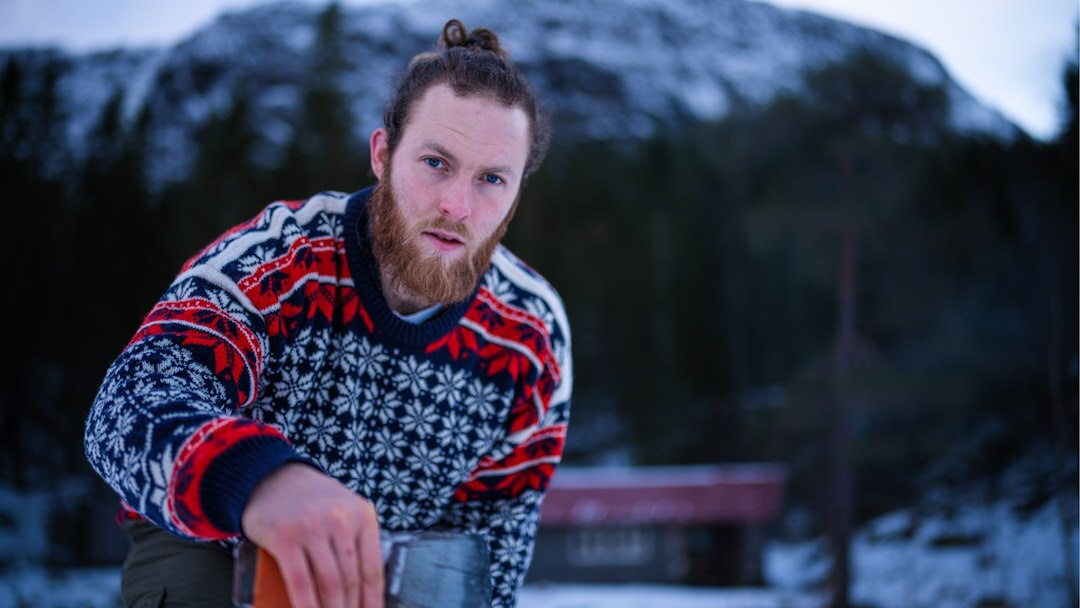 Finnish man video editor portrait